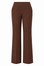 Load image into Gallery viewer, FOIL LOOKING SUEDE PANT - RISTRETTO STYLE 8393