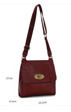 Load image into Gallery viewer, CROSS BODY BAG - WINE 8715