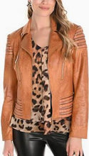 Load image into Gallery viewer, Frank Lyman Leatherette Jacket 253817 - Burnt Orange