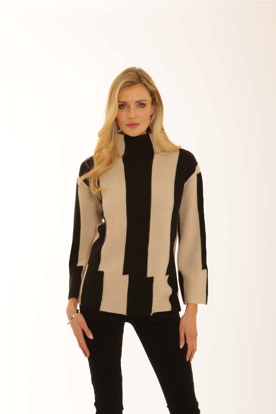 POMODORO OATMEAL STRIPE JUMPER - 22554