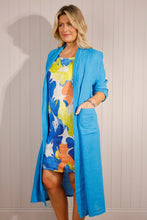 Load image into Gallery viewer, Goose Island Linen Pocket Jacket- Aqua
