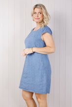 Load image into Gallery viewer, Goose Island Linen Dress - Denim
