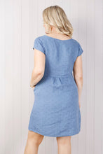 Load image into Gallery viewer, Goose Island Linen Dress - Denim
