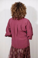 Load image into Gallery viewer, FRENCH TUCK SHIRT - BERRY
