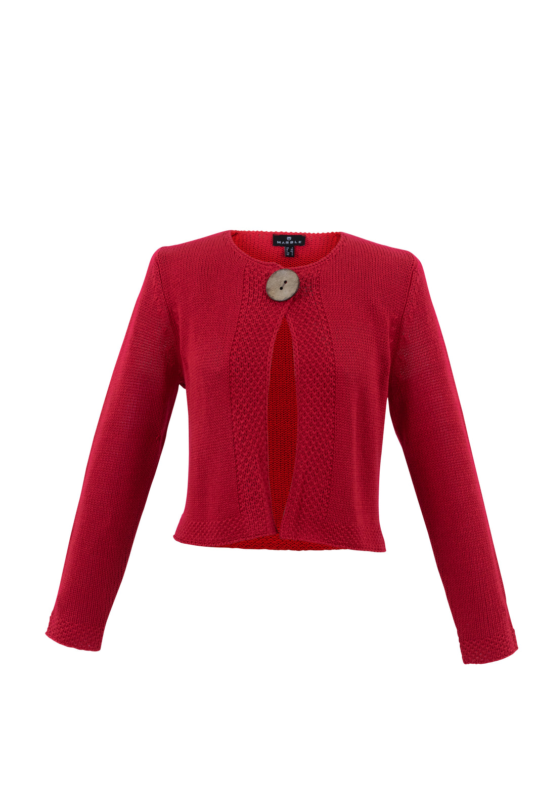 MARBLE CARDIGAN 6515 IN COL 109 RED