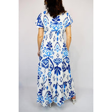 Load image into Gallery viewer, Paradiso Blue Aztec Print Dress - ONE SIZE
