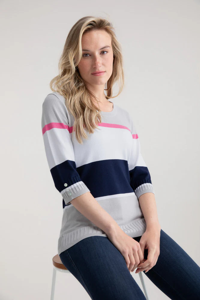 MARBLE FASHIONS 7804 SWEATER COL 106 SILVER