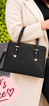 Load image into Gallery viewer, DESIGNER INSPIRED HANGBAG - BLACK 4802G
