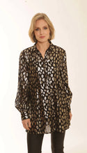 Load image into Gallery viewer, POMODORO 82358 LEOPARD SHIRT COLOUR A/S
