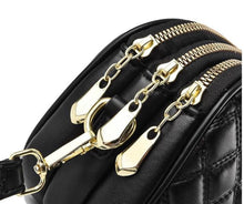Load image into Gallery viewer, BLACK DESIGNER INSPIRED QUILTED BAG (L09)
