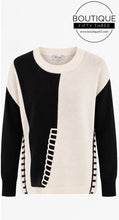 Load image into Gallery viewer, FOIL STITCH UP SWEATER MONO MIX STYLE 8483
