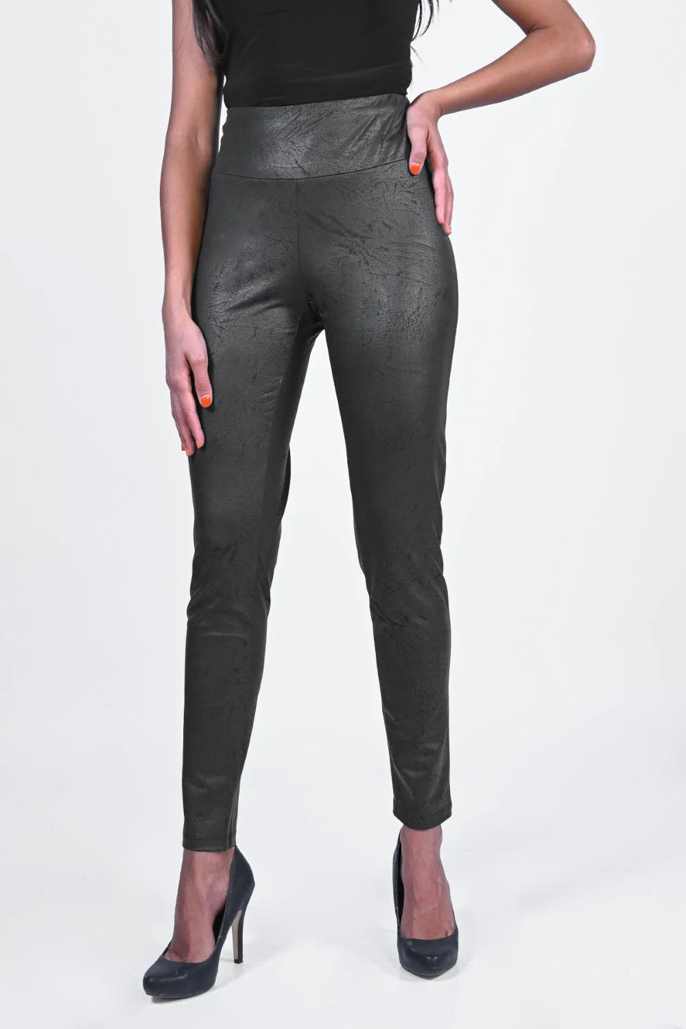 FRANK LYMAN LEATHERLOOK LEGGINGS STYLE 223363