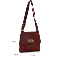 Load image into Gallery viewer, GESSY 8715 CROSS BODY BAG - WINE
