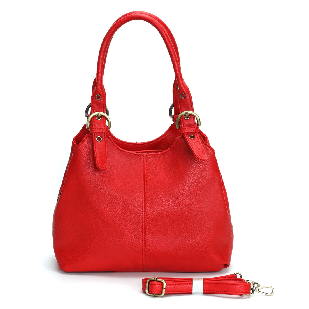 GESSY A33622 HANDBAG - RED