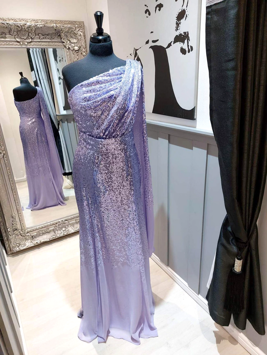 GODDIVA DR1965 LILAC PROM GOWN