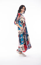 Load image into Gallery viewer, ORIENTIQUE 61024 KLEIO PEAK PRINT DRESS
