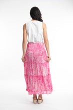 Load image into Gallery viewer, ORIENTIQUE 4528 LEROS SKIRT - FUCHSIA
