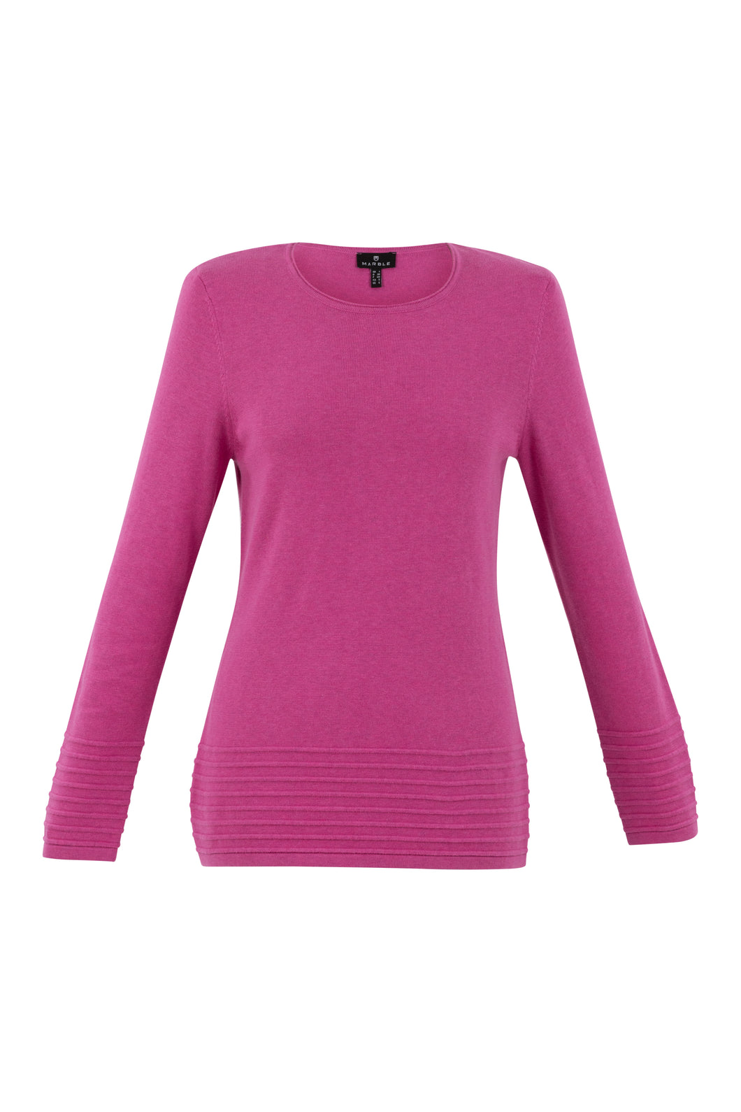 MARBLE FASHIONS 6377 SWEATER COLOUR 206 - DARK PINK