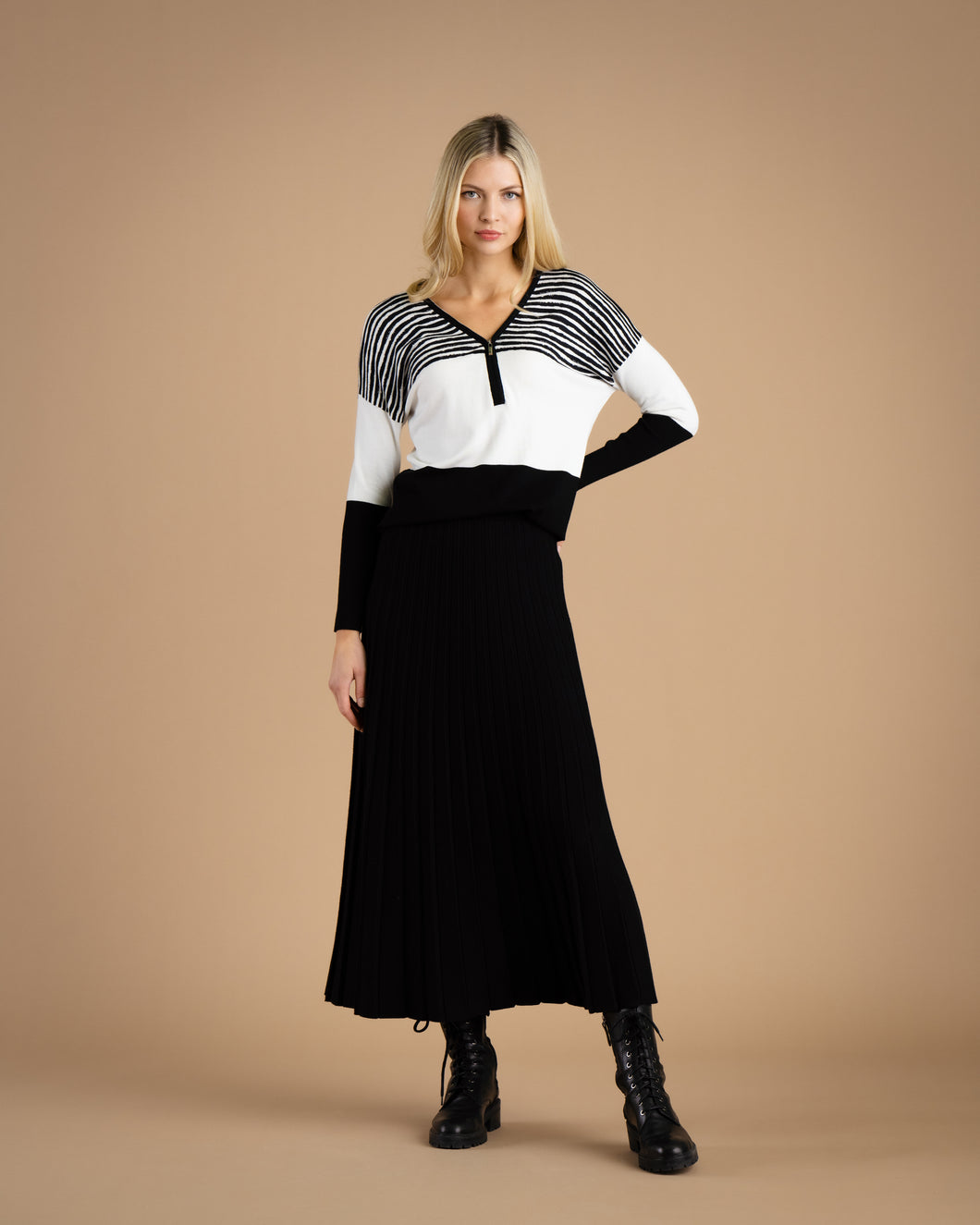 MARBLE FASHIONS 6715 SWEATER COLOUR 104 - IVORY