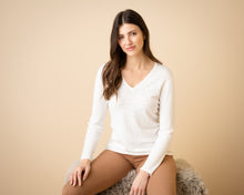 Load image into Gallery viewer, MARBLE FASHIONS 7119 SWEATER COLOUR 104 - IVORY
