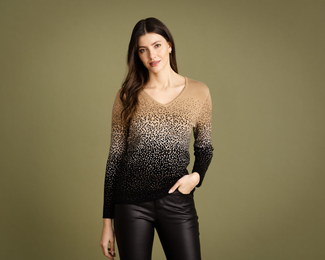 MARBLE FASHIONS 7122 SWEATER COLOUR 209 - LIGHT TOBACCO