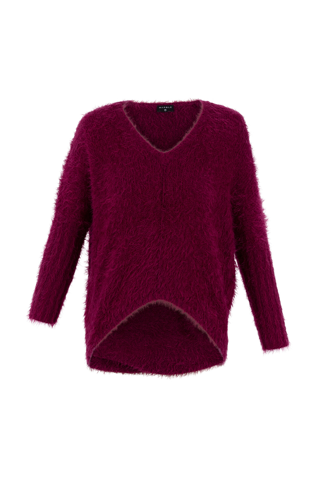 MARBLE FASHIONS 7136 SWEATER COLOUR 205 - BERRY