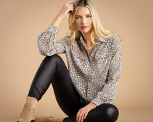 Load image into Gallery viewer, MARBLE FASHIONS 7159 BLOUSE COLOUR 208 - TOBACCO
