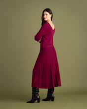 Load image into Gallery viewer, MARBLE FASHIONS 7176 SKIRTS COLOUR 205 - BERRY
