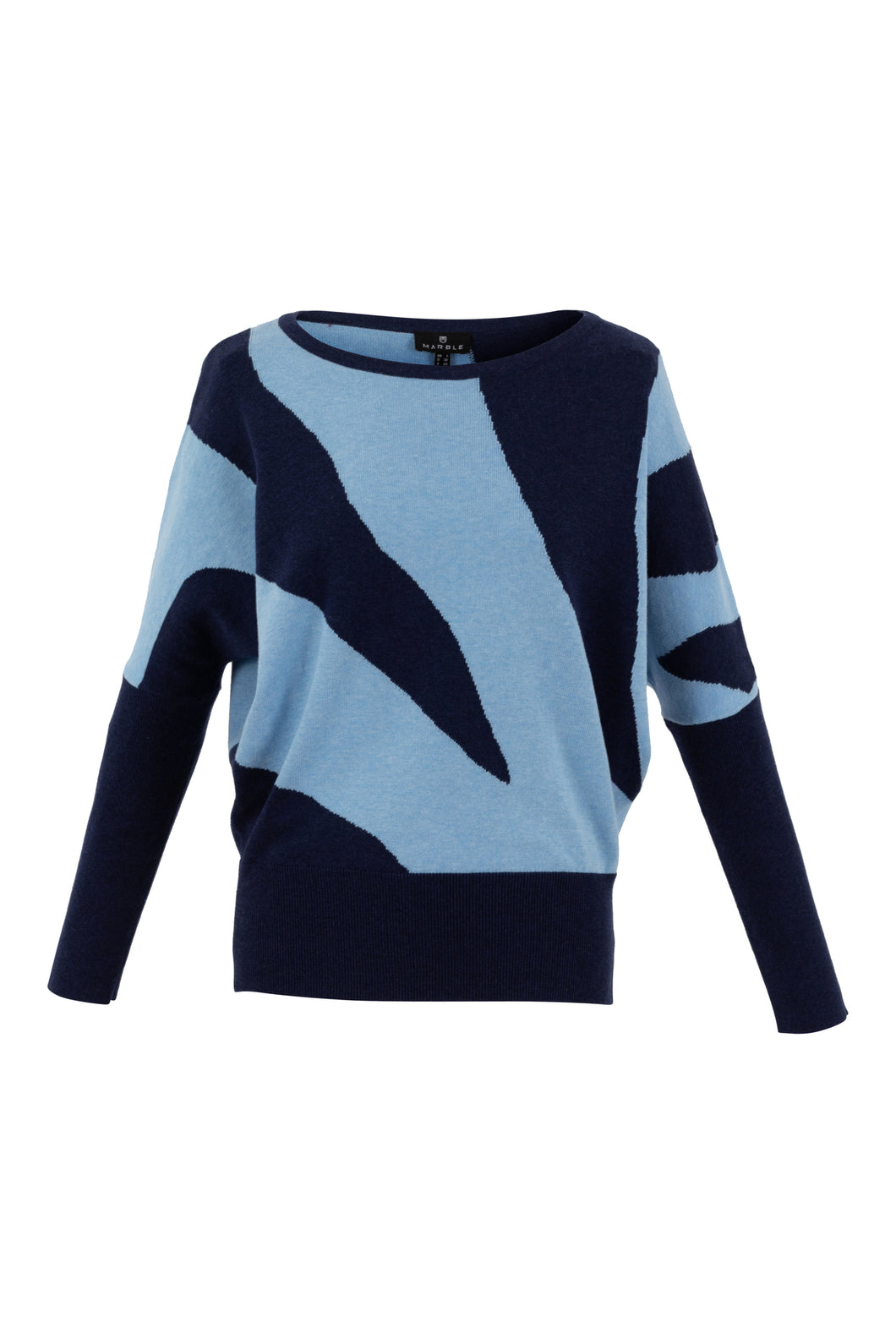MARBLE FASHIONS 7182 SWEATER COLOUR 103 - NAVY
