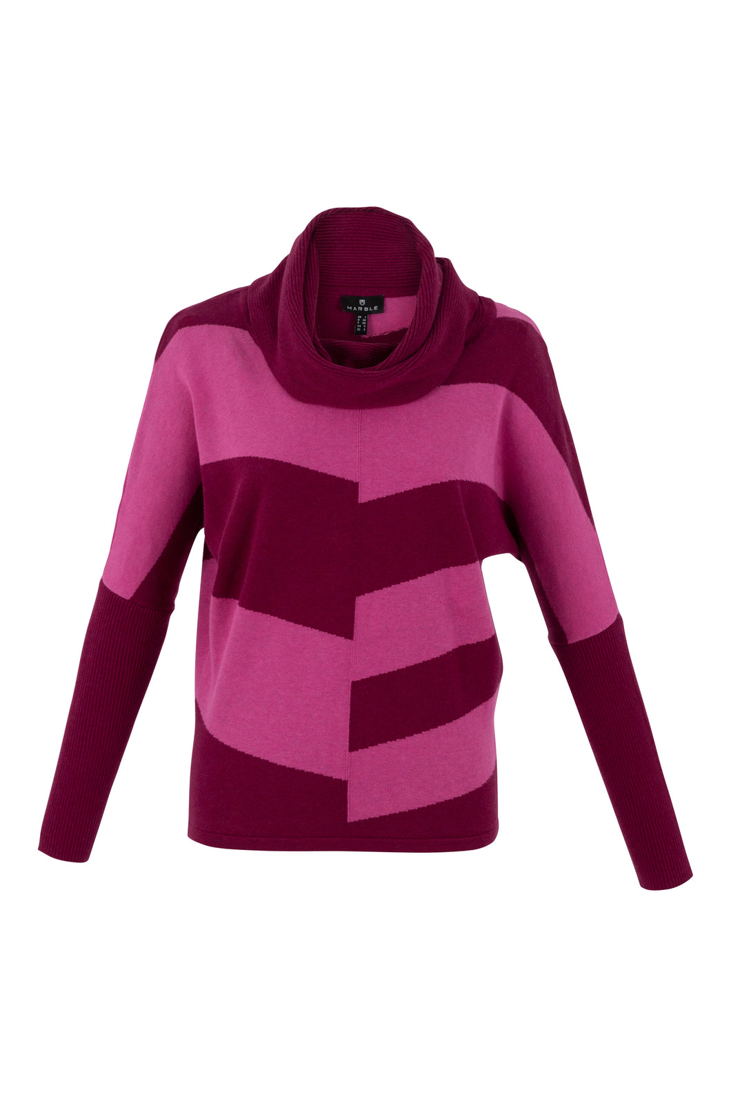 MARBLE FASHIONS 7204 SWEATER COLOUR 205 - BERRY
