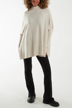 Load image into Gallery viewer, NOVA OVERSIZED BATWING BUTTON SIDE DETAIL JUMPER
