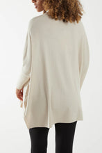 Load image into Gallery viewer, NOVA OVERSIZED BATWING BUTTON SIDE DETAIL JUMPER
