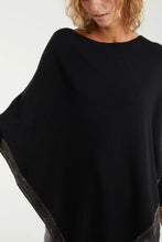 Load image into Gallery viewer, NOVA DIAMANTE HEM ASYMMETRIC PONCHO
