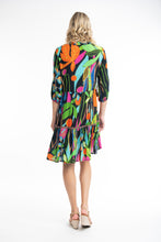 Load image into Gallery viewer, ORIENTIQUE 9179 NICOSSIA EMBELLISHED PRINT DRESS
