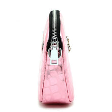 Load image into Gallery viewer, PEACH 8802 GLOSSY GENUINE LEATHER CROSSBODY BAG - ROSE

