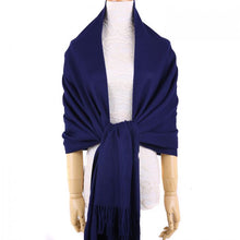 Load image into Gallery viewer, PEACH A001 AUTUMN PASHMINA - NAVY

