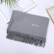 Load image into Gallery viewer, PEACH A001 AUTUMN PASHMINA - SILVER
