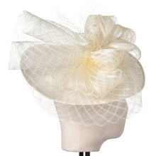 Load image into Gallery viewer, PEACH L001 FASCINATOR - CREAM
