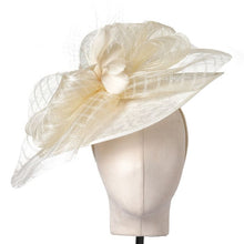 Load image into Gallery viewer, PEACH L001 FASCINATOR - CREAM
