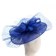 Load image into Gallery viewer, PEACH L001 FASCINATOR - ROYAL BLUE

