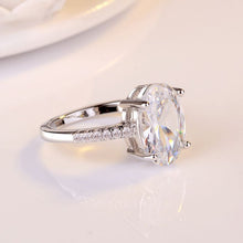 Load image into Gallery viewer, PEACH RIN028 CRYSTAL RING WITH LARGE OVAL STONE
