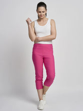Load image into Gallery viewer, PINNS FUCHSIA CROP SIDE DETAIL TROUSER
