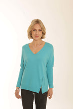 Load image into Gallery viewer, POMODORO 22351 TURQUOISE JUMPER
