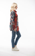 Load image into Gallery viewer, ORIENTIQUE 2274 POSEIDON ASYMMETRIC PRINT TUNIC
