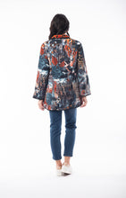 Load image into Gallery viewer, ORIENTIQUE 2277 POSEIDON REVERSIBLE PRINT COAT
