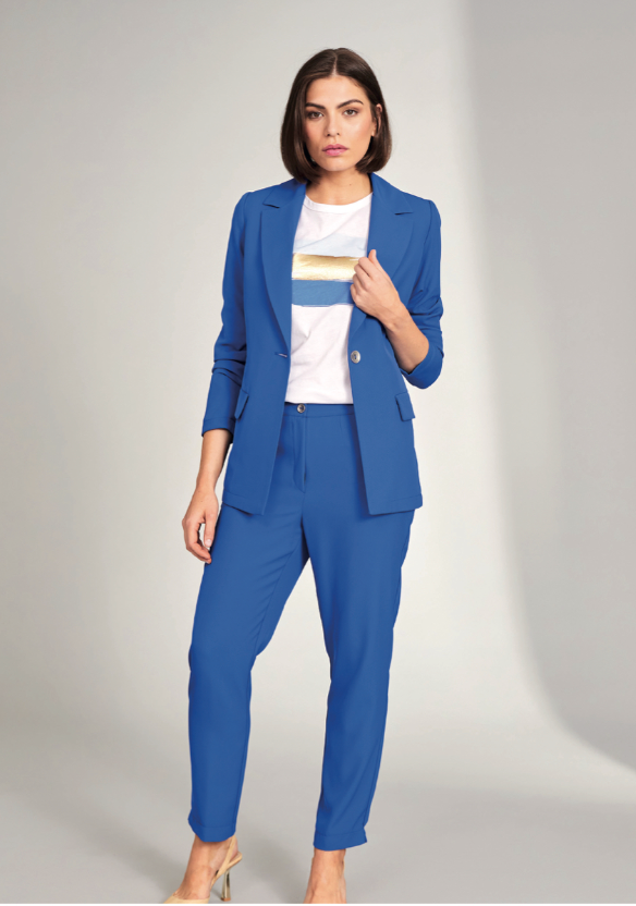 PERUZZI 118 ROYAL BLUE BLAZER - 66