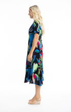 Load image into Gallery viewer, ORIENTIQUE SEYCHELLES91009 GODET DRESS
