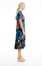 Load image into Gallery viewer, ORIENTIQUE SEYCHELLES91009 GODET DRESS
