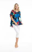 Load image into Gallery viewer, ORIENTIQUE SEYCHELLES9236 FRILL TOP
