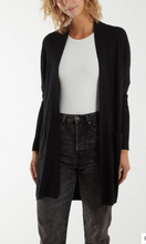 Load image into Gallery viewer, NOVA POCKED DETAIL CARDIGAN - BLACK
